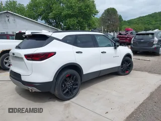 2024 Chevrolet Blazer LT with VIN 3GNKBDR45RS195056, listed as a IAAI auction lot 42241495 with 8,332 mi miles and . Bid and sale history available at DreamBid. Image 4.