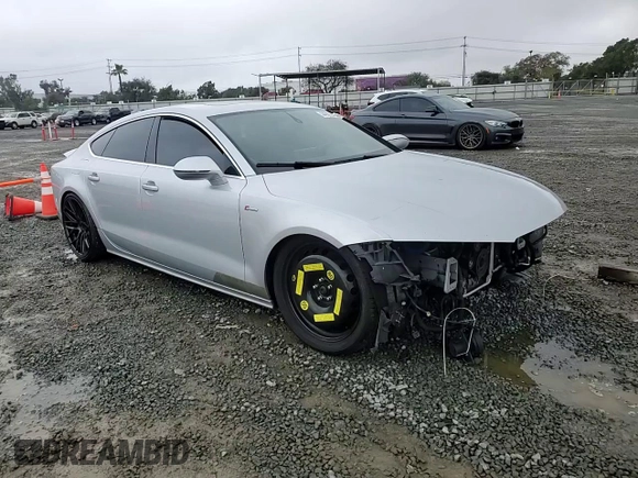 2012 Audi A7 3.0 Prestige with VIN WAUSGAFC1CN017664, listed as a Copart auction lot 44641245 with 160,746 mi miles and Salvage Title. Bid and sale history available at carsss.com. Image 10.