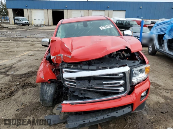 2016 GMC Canyon 4WD SLT with VIN 1GTG6DE3XG1358704, listed as a Copart auction lot 47768195 with 80,865 mi miles and Salvage Title. Bid and sale history available at carsss.com. Image 5.
