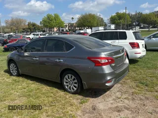 2017 Nissan Sentra SV with VIN 3N1AB7AP4HY385568, listed as a Copart auction lot 45530375 with 124,776 mi miles and Clean Title. Bid and sale history available at carsss.com. Image 3.