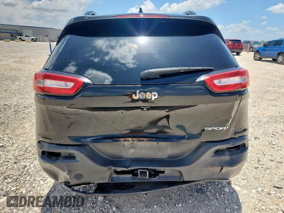 2016 Jeep Cherokee Sport z VIN 1C4PJLAS7GW273263, wystawiony jako Copart lot #62952895 z przebiegiem 98 786 mil mil oraz Szkoda całkowita • Salvage title. Historia ofert i sprzedaży dostępna na DreamBid. Obrazek 6.