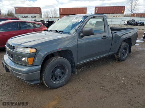 2012 Chevrolet Colorado Work Truck with VIN 1GCCSBF95C8146747, listed as a Copart auction lot 52407155 with 100,298 mi miles and Salvage Title. Bid and sale history available at carsss.com. Image 1.
