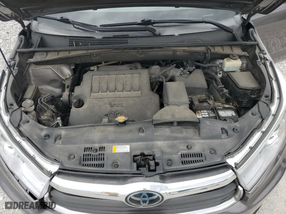 2015 Toyota Highlander Limited with VIN 5TDDKRFH9FS184714, listed as a Copart auction lot 50317275 with 160,481 mi miles and Salvage Title. Bid and sale history available at carsss.com. Image 14.