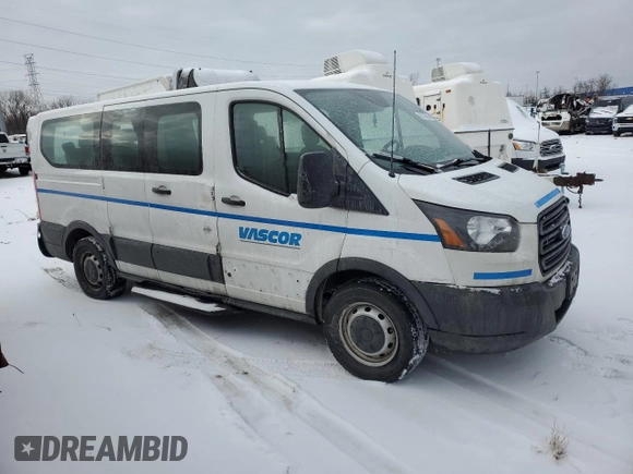 2019 Ford Transit Passenger XL z VIN 1FMZK1ZM8KKB85415, wystawiony jako Copart lot #42512895 z przebiegiem 63 835 mil mil oraz Czysty tytuł • Clean title. Historia ofert i sprzedaży dostępna na DreamBid. Obrazek 4.