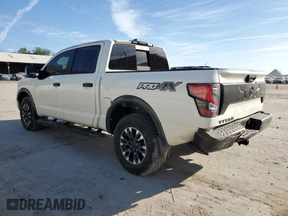 2023 Nissan Titan SV z VIN 1N6AA1ED7PN118575, wystawiony jako Copart lot #77127554 z przebiegiem 16 630 mil mil oraz Szkoda całkowita • Salvage title. Historia ofert i sprzedaży dostępna na DreamBid. Obrazek 2.