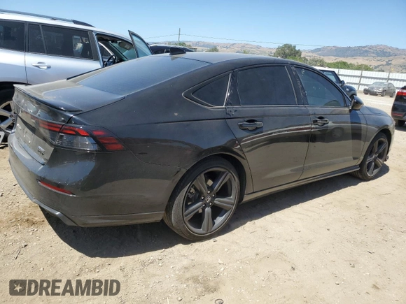2024 Honda Accord Sport-L with VIN 1HGCY2F7XRA071060, listed as a Copart auction lot 57798775 with 37,078 mi miles and Salvage title. Bid and sale history available at DreamBid. Image 3.