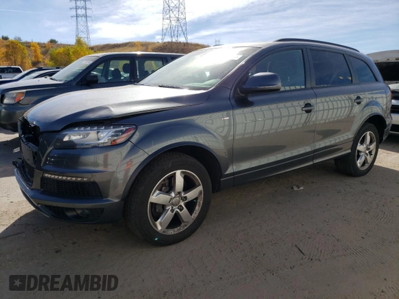 2015 Audi Q7 3.0L TDI Prestige with VIN WA1WMAFE8FD022699, listed as a Copart auction lot 76682914 with 133,789 mi miles and Salvage Title. Bid and sale history available at carsss.com. Image 1.