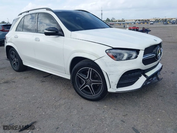 2020 Mercedes-Benz GLE with VIN 4JGFB4JB8LA240189, listed as a IAAI auction lot 41727577 with 51,533 mi miles. Bid and sale history available at carsss.com. Image 1.