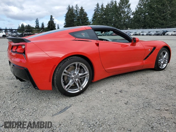2016 Chevrolet Corvette 3LT with VIN 1G1YF2D7XG5101881, listed as a Copart auction lot 72648924 with 30,078 mi miles and Salvage Title. Bid and sale history available at carsss.com. Image 3.