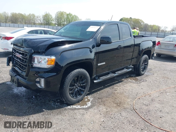 2021 GMC Canyon 2WD Elevation with VIN 1GTH5CEN6M1167487, listed as a IAAI auction lot 41892622 with 26,352 mi miles and . Bid and sale history available at carsss.com. Image 18.