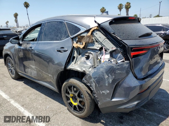 2024 Lexus NX 350h Premium with VIN JTJGKCEZ5R2026755, listed as a Copart auction lot 65208205 with 35,212 mi miles and Salvage title. Bid and sale history available at DreamBid. Image 2.