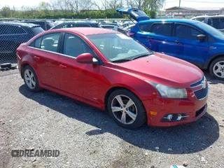 2012 Chevrolet Cruze LT w/2LT with VIN 1G1PG5SC9C7180856, listed as a IAAI auction lot 41987846 with 194,081 mi miles. Bid and sale history available at carsss.com. Image 1.