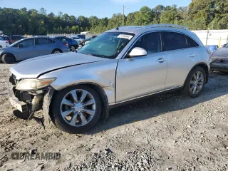 2008 Infiniti FX Options with VIN JNRBS08W08X400039, listed as a Copart auction lot 71730544 with Not Provided miles and Salvage Title. Bid and sale history available at DreamBid. Image 1.