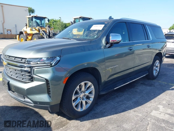 2023 Chevrolet Suburban Premier z VIN 1GNSCFKD4PR378869, wystawiony jako IAAI lot #41802386 z przebiegiem 58 569 mil mil oraz . Historia ofert i sprzedaży dostępna na DreamBid. Obrazek 18.