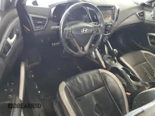 2014 Hyundai Veloster Turbo with VIN KMHTC6AE3EU183570, listed as a Copart auction lot 51014085 with 110,139 mi miles and Clean title. Bid and sale history available at DreamBid. Image 8.