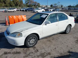 2000 Honda Civic EX with VIN JHMEJ8649YS004722, listed as a IAAI auction lot 41407120 with 95,065 mi miles. Bid and sale history available at carsss.com. Image 2.