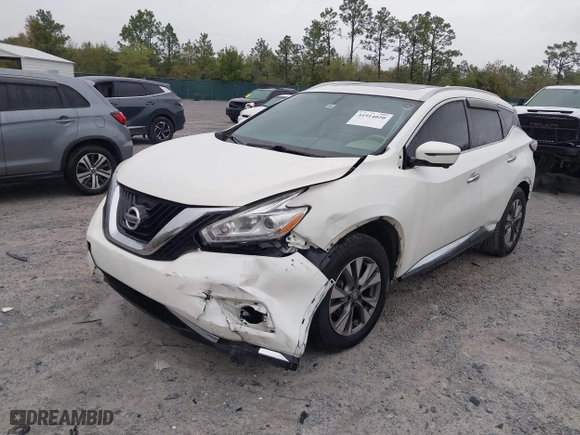 2017 Nissan Murano SV with VIN 5N1AZ2MG8HN119003, listed as a IAAI auction lot 41914020 with 119,931 mi miles. Bid and sale history available at carsss.com. Image 17.