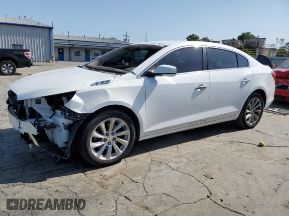 2016 Buick LaCrosse Leather with VIN 1G4GB5G33GF111330, listed as a Copart auction lot 65174464 with 94,800 mi miles and Salvage Title. Bid and sale history available at carsss.com. Image 1.
