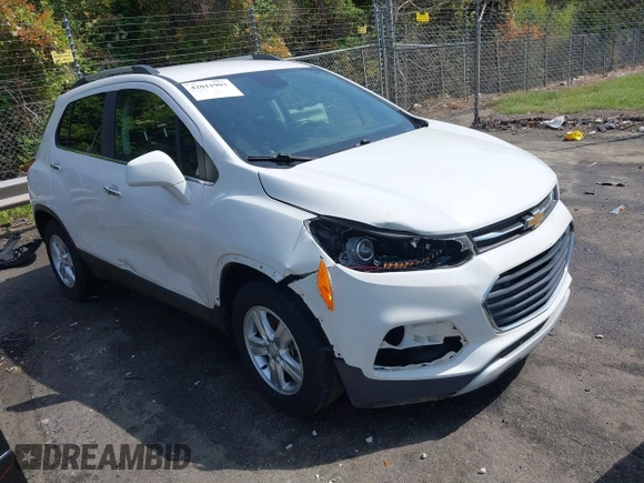 2017 Chevrolet Trax LT with VIN 3GNCJLSB3HL271229, listed as a IAAI auction lot 42011903 with 140,465 mi miles. Bid and sale history available at carsss.com. Image 1.