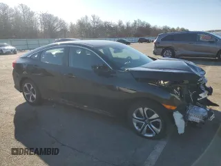 2020 Honda Civic LX with VIN 2HGFC2F60LH563396, listed as a Copart auction lot 49329935 with Not Provided miles and Salvage Title. Bid and sale history available at DreamBid. Image 4.