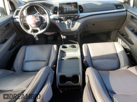 2020 Honda Odyssey EX-L with VIN 5FNRL6H73LB056720, listed as a Copart auction lot 87205024 with 60,219 mi miles and Salvage Title. Bid and sale history available at carsss.com. Image 8.