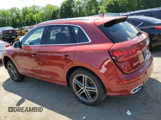 2018 Audi SQ5 Premium Plus with VIN WA1A4AFY5J2102468, listed as a Copart auction lot 56476584 with 60,139 mi miles and Salvage Title. Bid and sale history available at DreamBid. Image 2.