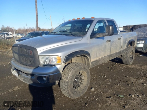 2005 Dodge Ram 2500 SLT with VIN 3D7KS28C35G850047, listed as a Copart auction lot 73827144 with 266,462 mi miles and Clean Title. Bid and sale history available at carsss.com. Image 1.