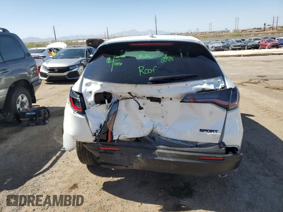 2024 Honda HR-V Sport with VIN 3CZRZ2H56RM708508, listed as a Copart auction lot 57341425 with 14,709 mi miles and Salvage title. Bid and sale history available at DreamBid. Image 6.