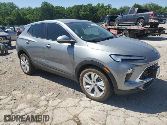 2025 Buick Encore GX Preferred with VIN KL4AMBSP5SB005999, listed as a Copart auction lot 57709875 with 7,491 mi miles and Salvage title. Bid and sale history available at DreamBid. Image 4.
