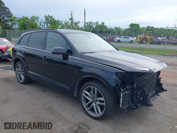 2018 Audi Q7 Prestige z VIN WA1VAAF75JD013490, wystawiony jako IAAI lot #42188029 z przebiegiem 124 894 mil mil oraz . Historia ofert i sprzedaży dostępna na DreamBid. Obrazek 1.