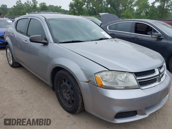 2014 Dodge Avenger SE with VIN 1C3CDZAG1EN217878, listed as a IAAI auction lot 42658793 with 172,079 mi miles and . Bid and sale history available at DreamBid. Image 1.