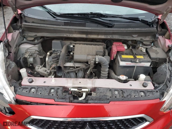 2020 Mitsubishi Mirage ES with VIN ML32A3HJXLH007339, listed as a Copart auction lot 87726615 with 91,947 mi miles and Salvage Title. Bid and sale history available at carsss.com. Image 11.