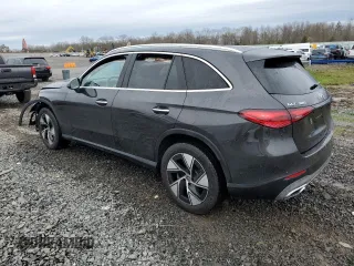 2024 Mercedes-Benz GLC with VIN W1NKM4HB2RF086876, listed as a Copart auction lot 51835205 with 0 mi miles and Salvage Title. Bid and sale history available at carsss.com. Image 2.