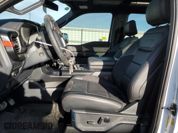 2024 Ford F-150 Raptor with VIN 1FTFW1RG8RFB75914, listed as a Copart auction lot 42652185 with 1,914 mi miles and Salvage Title. Bid and sale history available at DreamBid. Image 7.