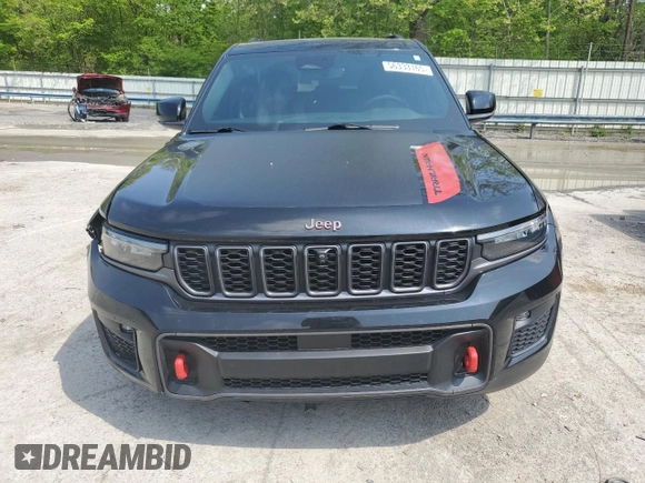 2022 Jeep Grand Cherokee Trailhawk with VIN 1C4RJHCG7N8574289, listed as a Copart auction lot 56333165 with 23,522 mi miles and Salvage title. Bid and sale history available at DreamBid. Image 5.