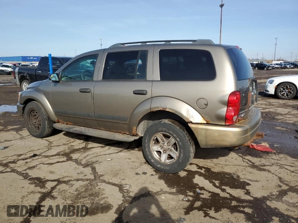 2006 Dodge Durango SLT with VIN 1D4HD48N06F187408, listed as a Copart auction lot 51671385 with 243,019 mi miles and Salvage title. Bid and sale history available at DreamBid. Image 2.