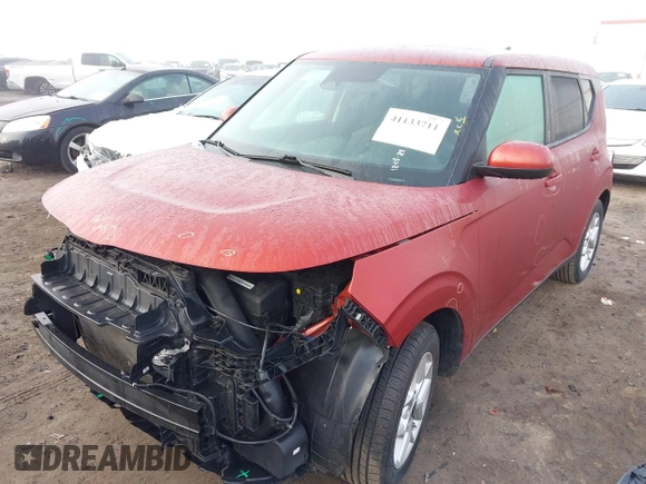 2023 Kia Soul LX with VIN KNDJ23AU9P7855671, listed as a IAAI auction lot 41133711 with 64,849 mi miles. Bid and sale history available at carsss.com. Image 22.