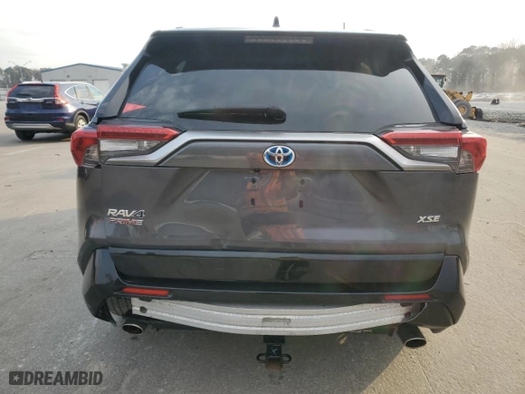 2021 Toyota RAV4 Prime XSE with VIN JTMEB3FVXMD023420, listed as a Copart auction lot 47347995 with 68,130 mi miles and Salvage Title. Bid and sale history available at carsss.com. Image 6.