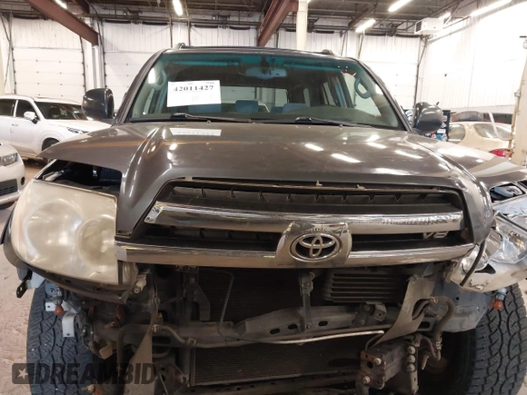 2005 Toyota 4Runner SR5 with VIN JTEBT14R158023791, listed as a IAAI auction lot 42011427 with 142,289 mi miles and . Bid and sale history available at DreamBid. Image 13.