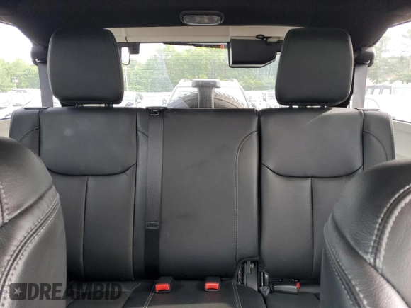 2018 Jeep Wrangler Unlimited Sahara with VIN 1C4BJWEG8JL821569, listed as a Copart auction lot 57949745 with 40,048 mi miles and Salvage title. Bid and sale history available at DreamBid. Image 10.