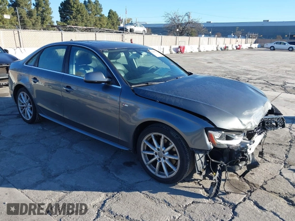 2014 Audi A4 Premium Plus with VIN WAUFFAFL3EN005183, listed as a IAAI auction lot 41868791 with 158,885 mi miles. Bid and sale history available at carsss.com. Image 1.