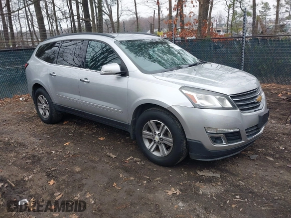 2015 Chevrolet Traverse LT with VIN 1GNKVHKD9FJ122097, listed as a IAAI auction lot 41794833 with 170,314 mi miles and . Bid and sale history available at DreamBid. Image 1.