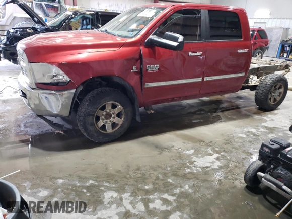 2010 Dodge Ram 2500 SLT with VIN 3D7UT2CL5AG147282, listed as a Copart auction lot 88434685 with 223,334 mi miles and Salvage Title. Bid and sale history available at carsss.com. Image 1.