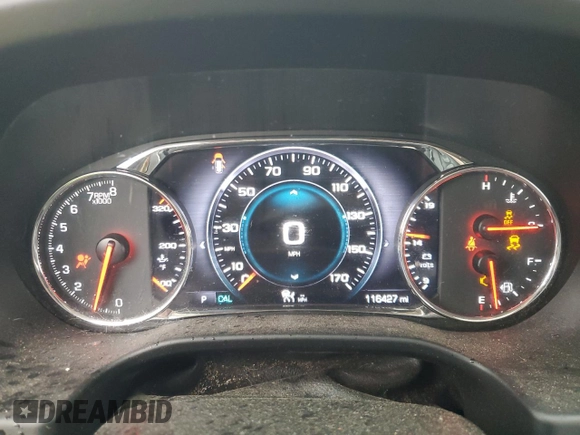 2017 GMC Acadia Denali with VIN 1GKKNPLS8HZ228288, listed as a Copart auction lot 51741115 with 116,427 mi miles and Salvage Title. Bid and sale history available at DreamBid. Image 9.