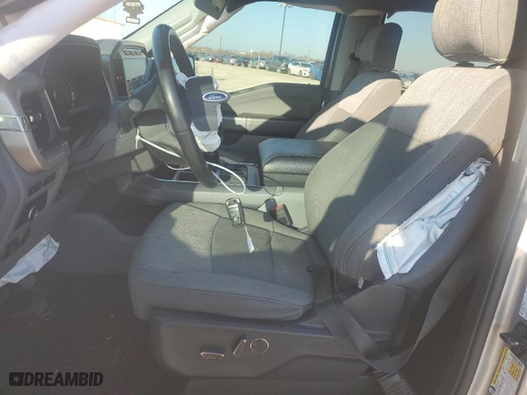 2021 Ford F-150 XL with VIN 1FTFW1E81MFB48318, listed as a Copart auction lot 43593905 with 109,841 mi miles and Salvage Title. Bid and sale history available at carsss.com. Image 7.