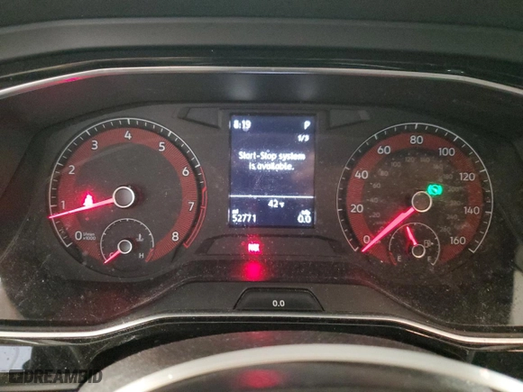 2019 Volkswagen Jetta S with VIN 3VWC57BU2KM197838, listed as a Copart auction lot 48949225 with 52,771 mi miles and Salvage Title. Bid and sale history available at carsss.com. Image 9.