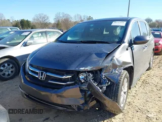 2016 Honda Odyssey EX-L with VIN 5FNRL5H63GB063528, listed as a IAAI auction lot 41757826 with 137,355 mi miles and . Bid and sale history available at DreamBid. Image 6.