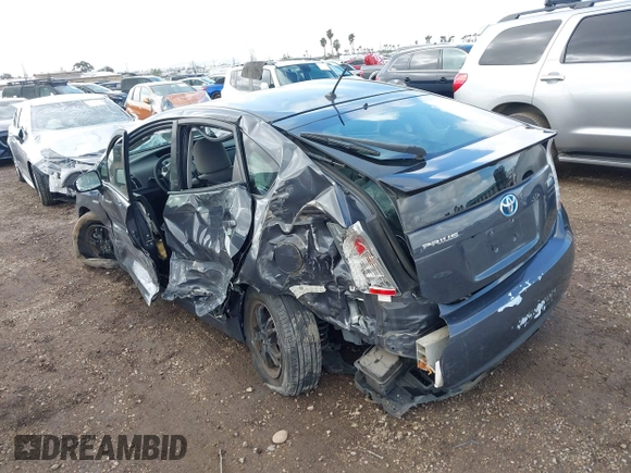 2015 Toyota Prius Four with VIN JTDKN3DU1F0398370, listed as a IAAI auction lot 41925595 with 130,131 mi miles. Bid and sale history available at carsss.com. Image 3.