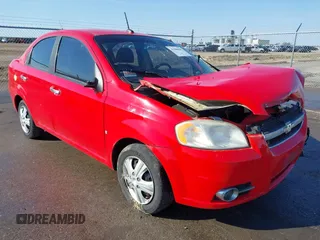 2009 Chevrolet Aveo 1LT with VIN KL1TD56E09B666124, listed as a IAAI auction lot 41888581 with 60,298 mi miles and . Bid and sale history available at DreamBid. Image 1.