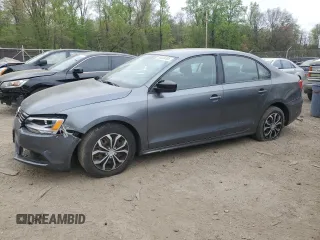 2011 Volkswagen Jetta Sedan S with VIN 3VW2K7AJ1BM400018, listed as a Copart auction lot 53639785 with 181,269 mi miles and Salvage Title. Bid and sale history available at carsss.com. Image 1.